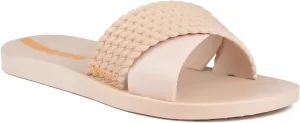 Ipanema Women's Street II Slides - Comfortable and Trendy Slip-On Sandals, Flip Flops for Women with Wide, Minimalist, Crisscross Upper