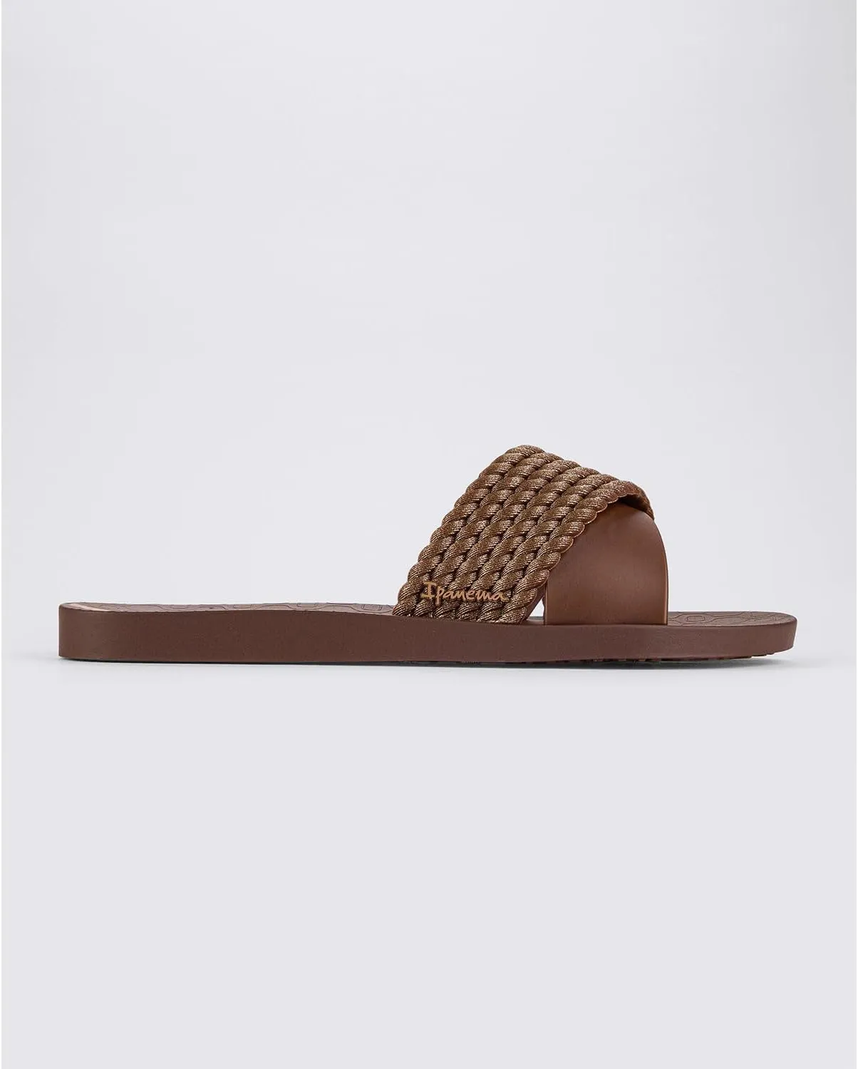 Ipanema Women's Street II Slides - Comfortable and Trendy Slip-On Sandals, Flip Flops for Women with Wide, Minimalist, Crisscross Upper