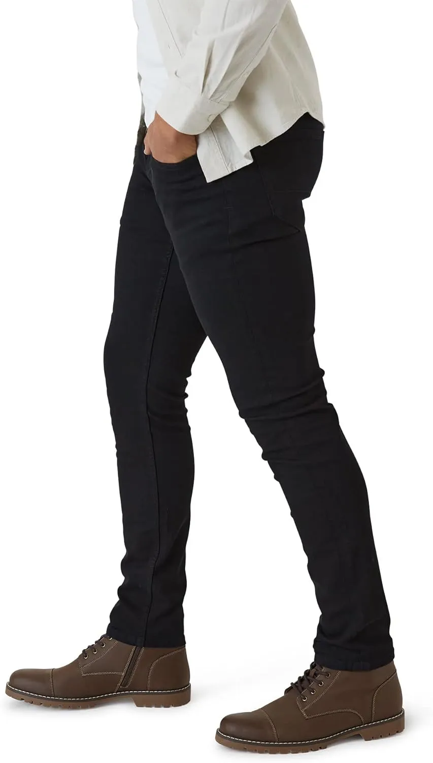IZOD Men's Slim Fit Jeans - Breathable Cotton Non-Restrictive Comfort Durable Stretch Jeans - Stylish Denim Jeans for Men