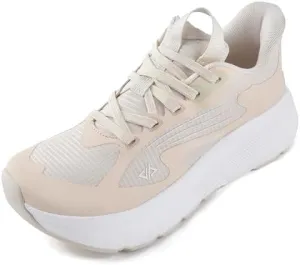 JACKSHIBO Women's Wide Toe Box Road Running Shoes Slip in Hands Free Arch Support Tennis Shoes Orthopedic Cushion Walking Sneakers with Metatarsal Pad