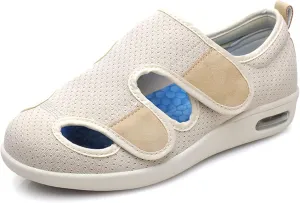 JBTNBX Women's Diabetic Shoe Walking Shoes Extra Wide Widths Adjustable Sneakers for Elderly Edema Swollen Feet