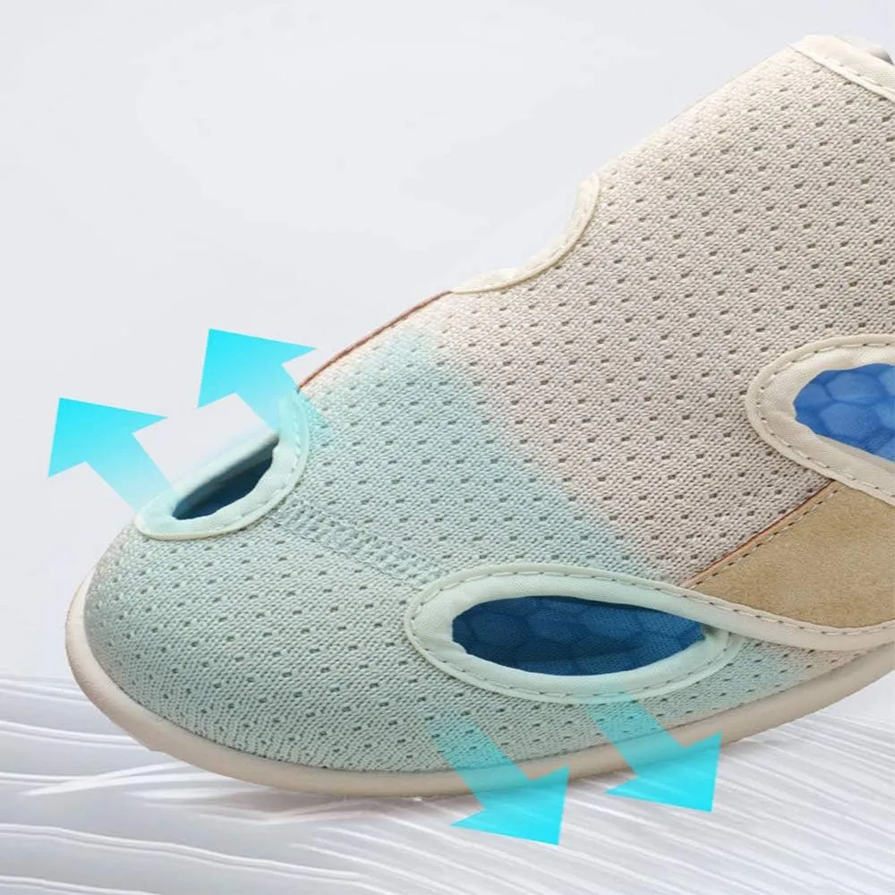 JBTNBX Women's Diabetic Shoe Walking Shoes Extra Wide Widths Adjustable Sneakers for Elderly Edema Swollen Feet