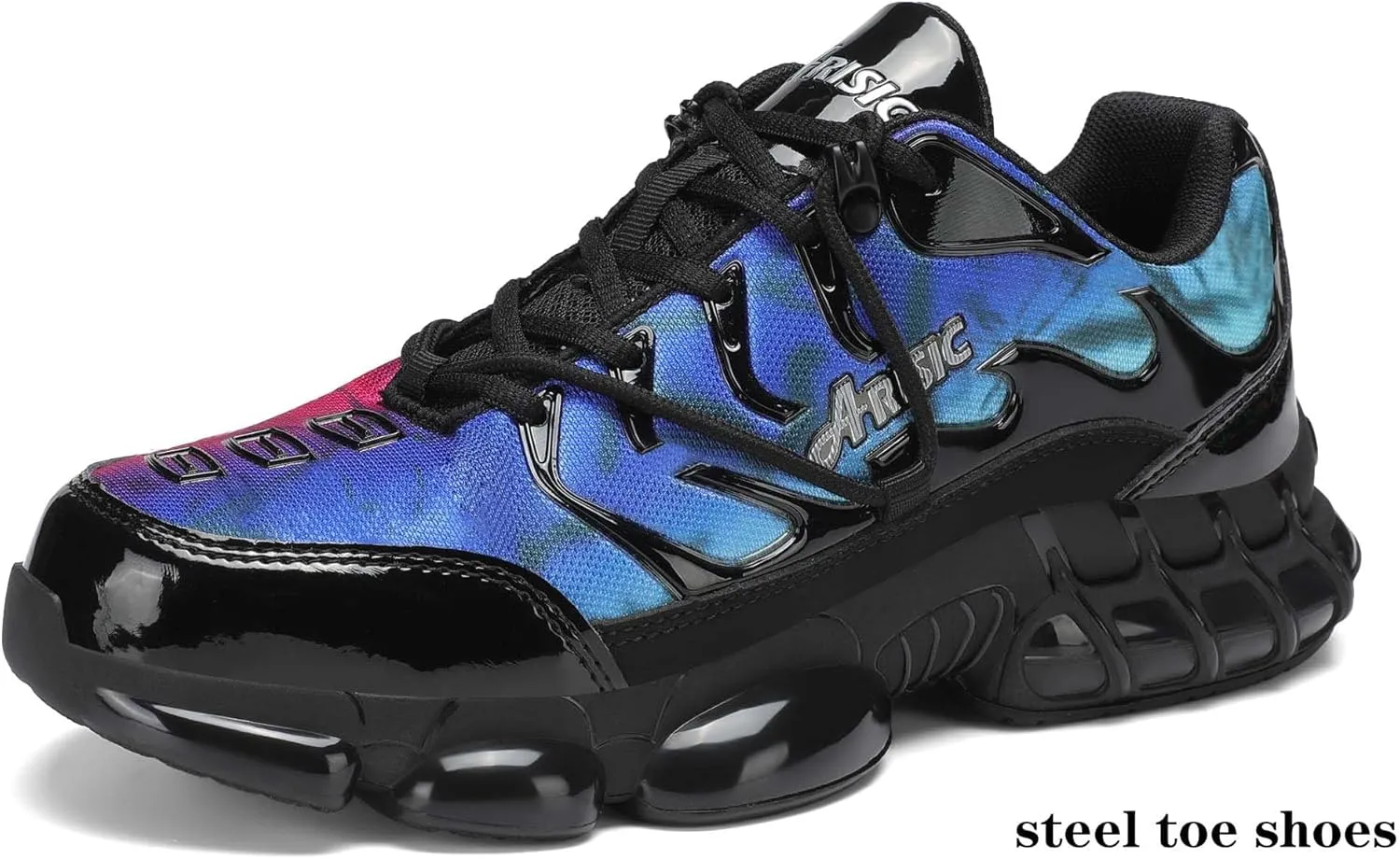 KCVTD Steel Toe Shoes for Men Indestructible Work Shoes Lightweight Steel Toe Sneakers Women Puncture Proof Non Slip Composite Toe Safety Zapatos