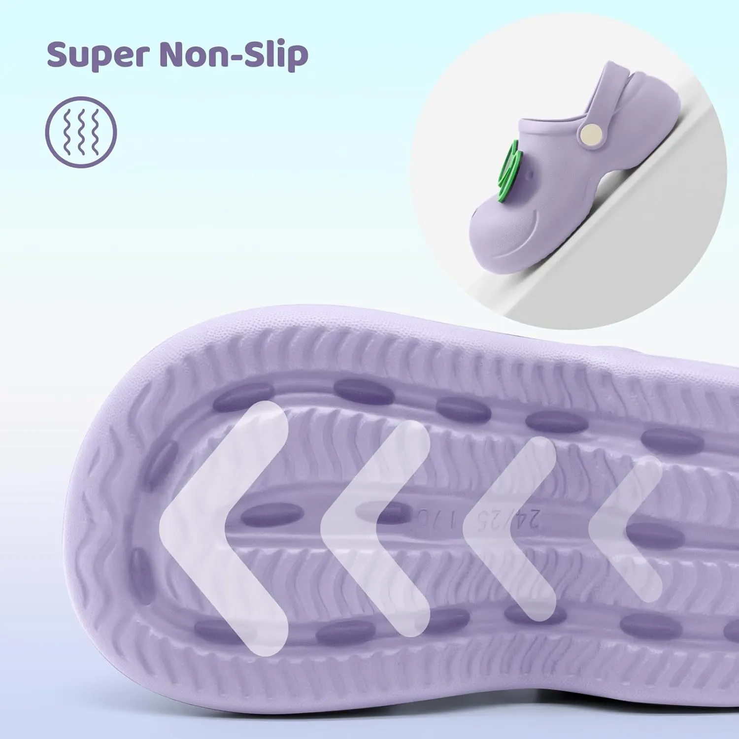 Kid's Girls Boys Clogs Slip on Garden Water Shoes Classic Slides Sandals with Arch Support Incredibly Light and Easy to Wear Stylish Cartoon Shower Beach Pool Slippers for Children