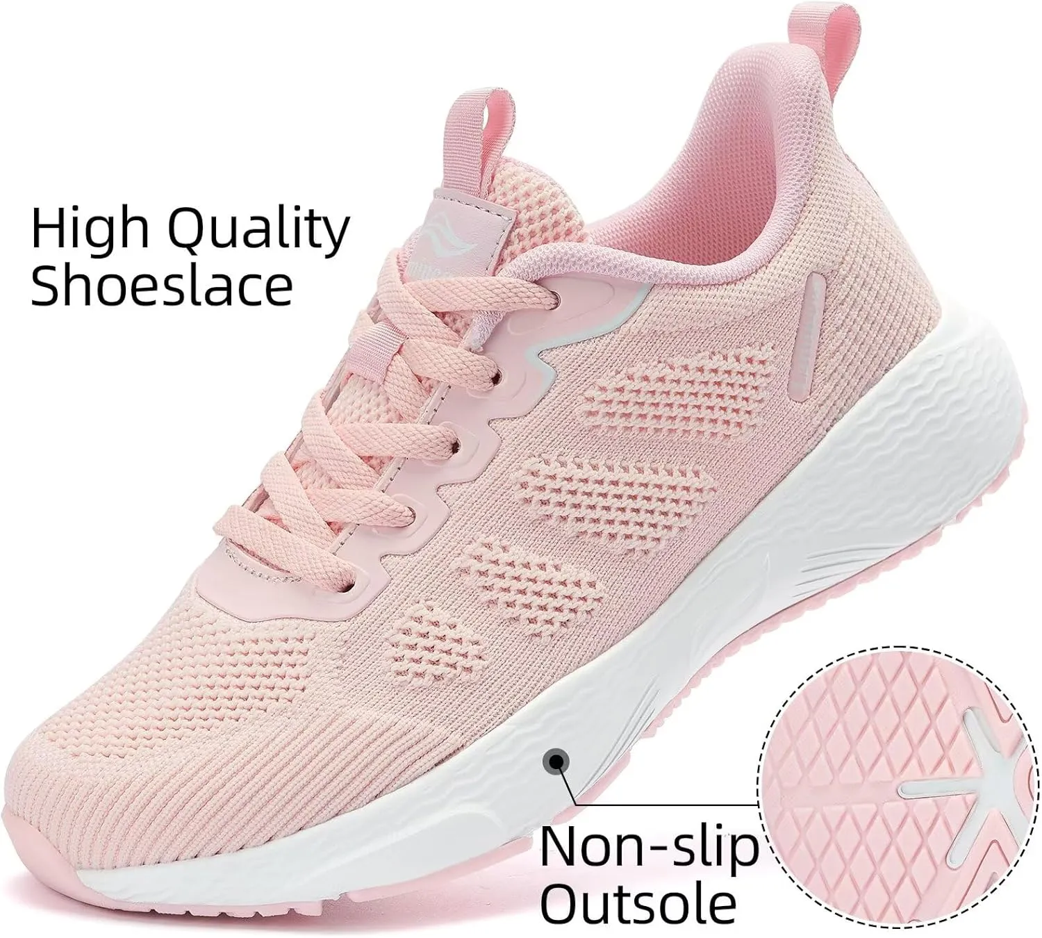 Lamincoa Women's Walking Shoes Running Lightweight Sneakers Comfortable Tennis Athletic Shoes Outdoor Gym Sport Workout