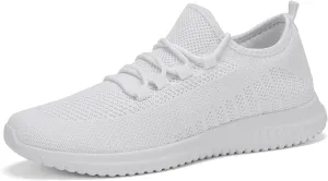 LCGJR Men's Road Running Shoes Fashion Sneakers Lightweight Walking Shoes Breathable Mesh Workout Casual Shoes Non Slip Tennis Outdoor Travel