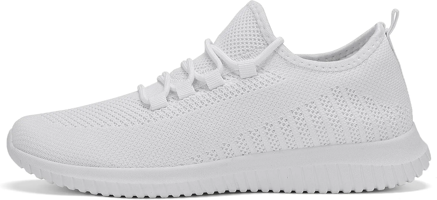LCGJR Men's Road Running Shoes Fashion Sneakers Lightweight Walking Shoes Breathable Mesh Workout Casual Shoes Non Slip Tennis Outdoor Travel