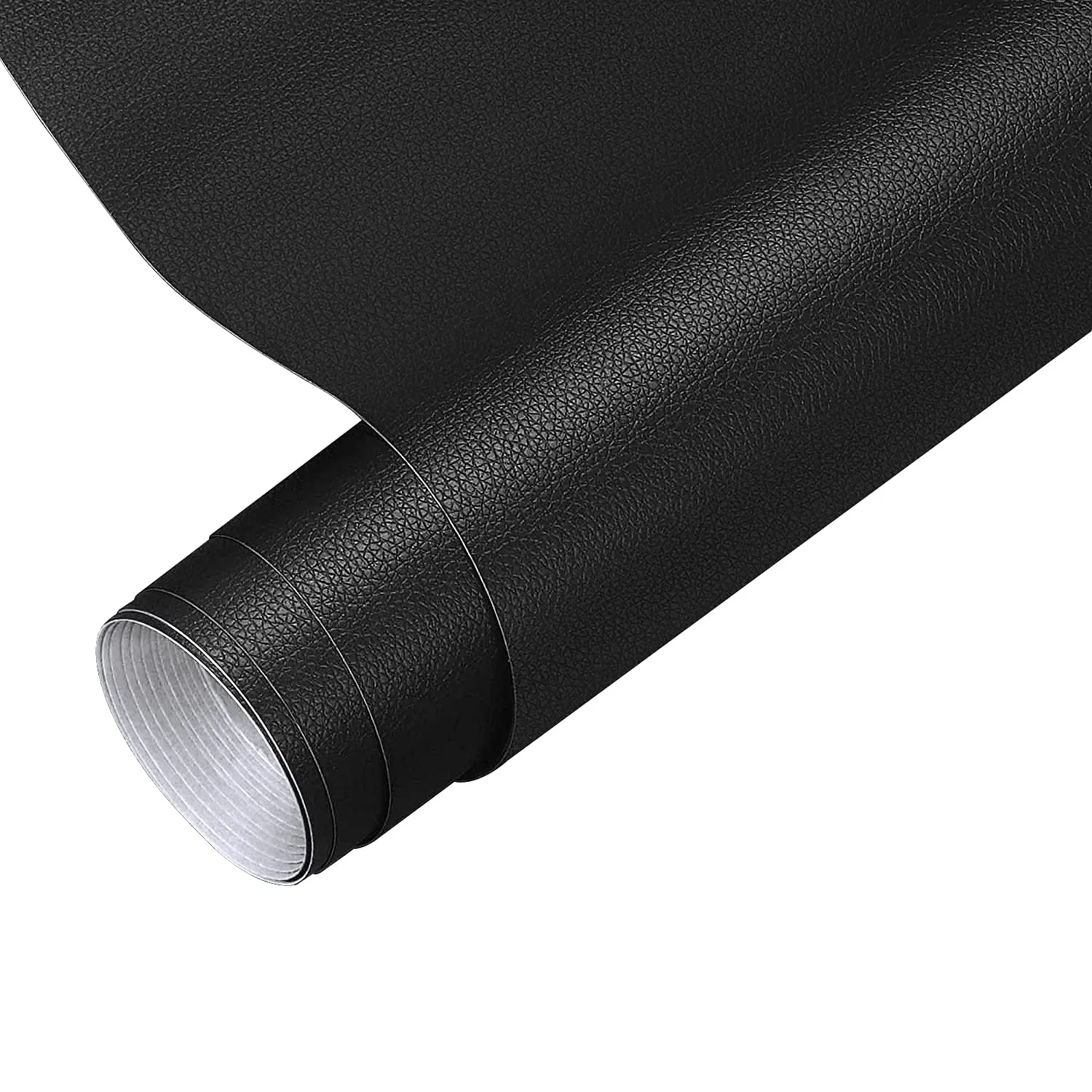 Leather Repair Kit for Furniture 15.7" X 118", Self Adhesive Leather Repair Patch for Sofas, Couches, Handbags, Jackets, Car Seats (Black)