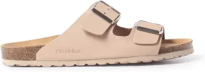 Marbella Two Strap Bio Sandals for Women - Sustainable, Eco Friendly, Vegan Leather Sandals. Recycled Upper, Comfy Insole, Cork Midsole, EVA Sole. Made in Spain