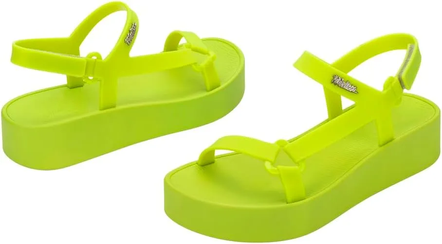 Melissa Sun Downtown Platform Sandals - Fashion Sandals for Women - Versatile Summer Sandals - Beach to Dinner Style - Bubblegum Scented Sole
