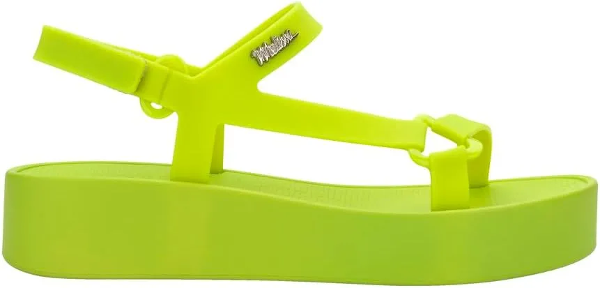 Melissa Sun Downtown Platform Sandals - Fashion Sandals for Women - Versatile Summer Sandals - Beach to Dinner Style - Bubblegum Scented Sole