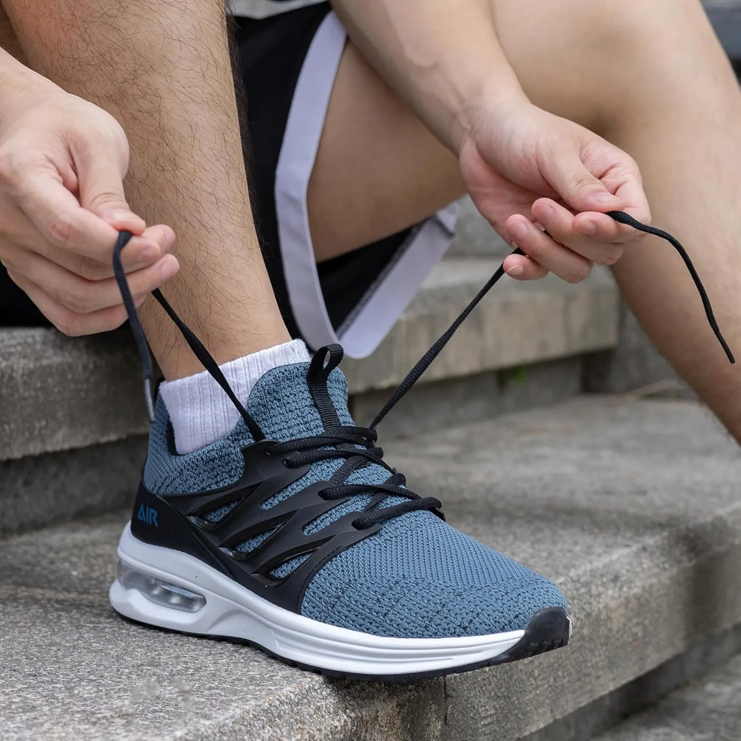 Mens Air Walking Shoes Slip On Gym Tennis Sneakers Fashion Lightweight Running Athletic Workout Casual Shoe US 7-13