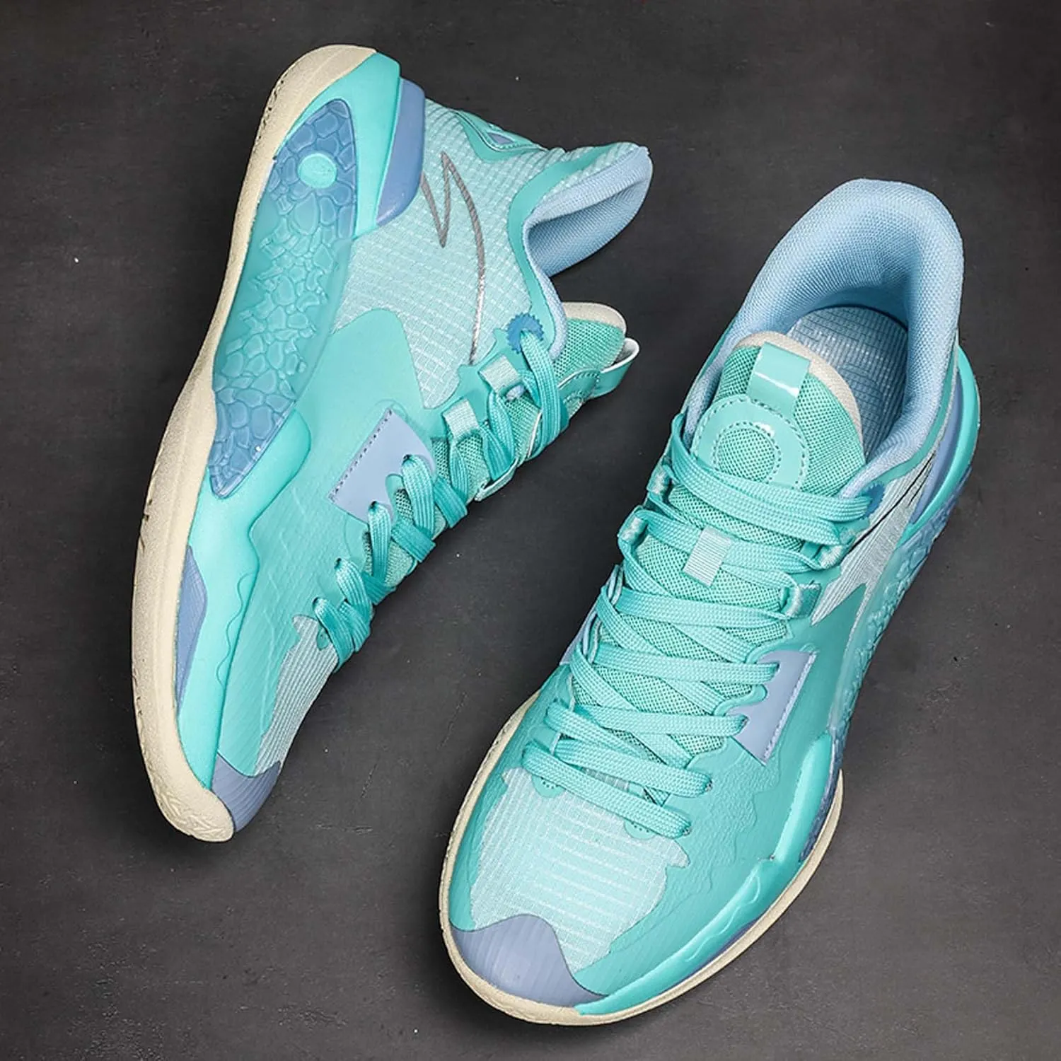 Men's Basketball Shoes Outdoor Running Shoes Breathable Anti-Slip Rebound Fitness Shoes Classic Sneakers