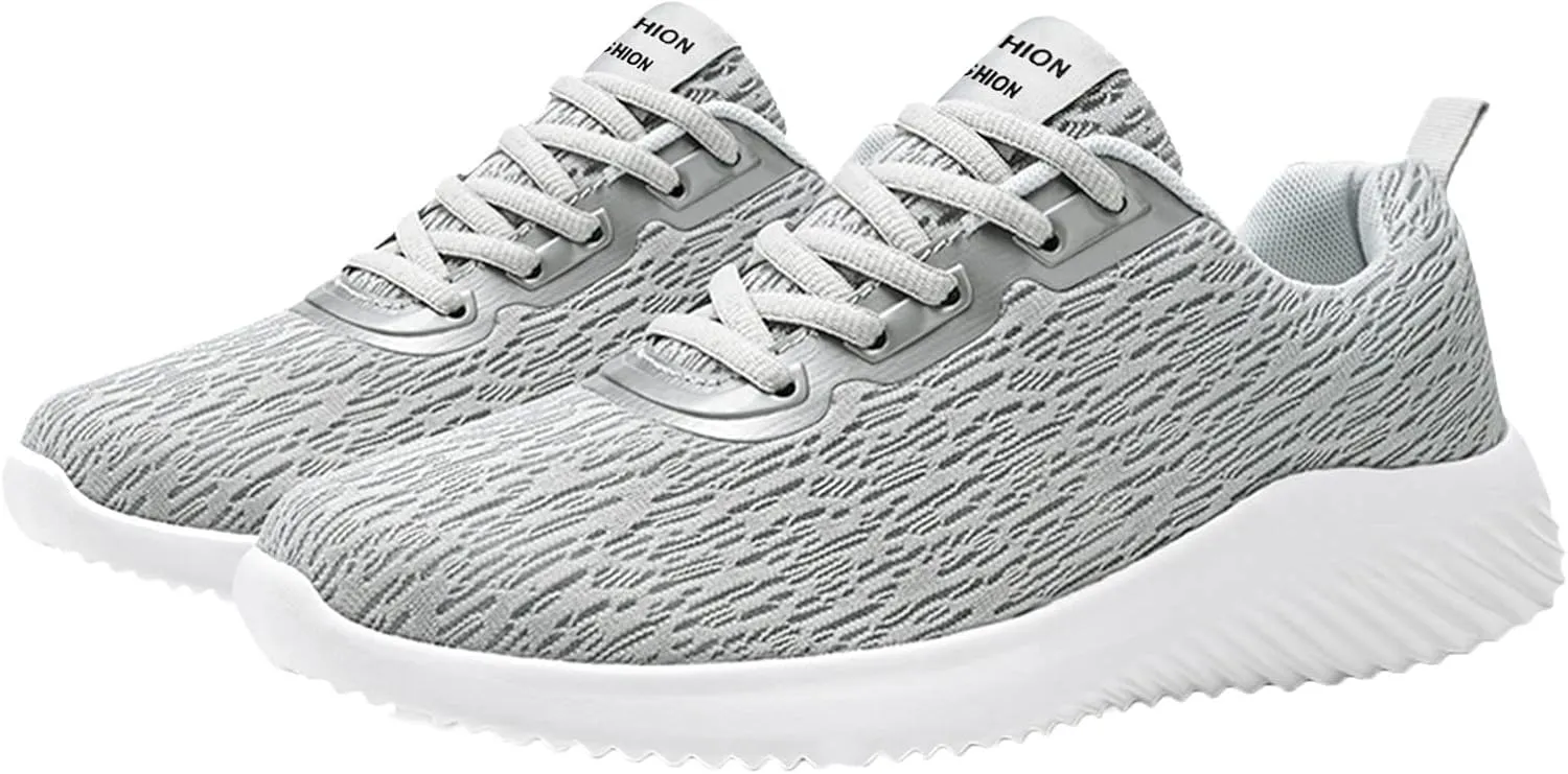 Men's Breathable Mesh Running Shoes, Comfortable Laced Sneakers for Spring/Summer Outdoor Activities, Perfect for Daily Wear and Sports for Men