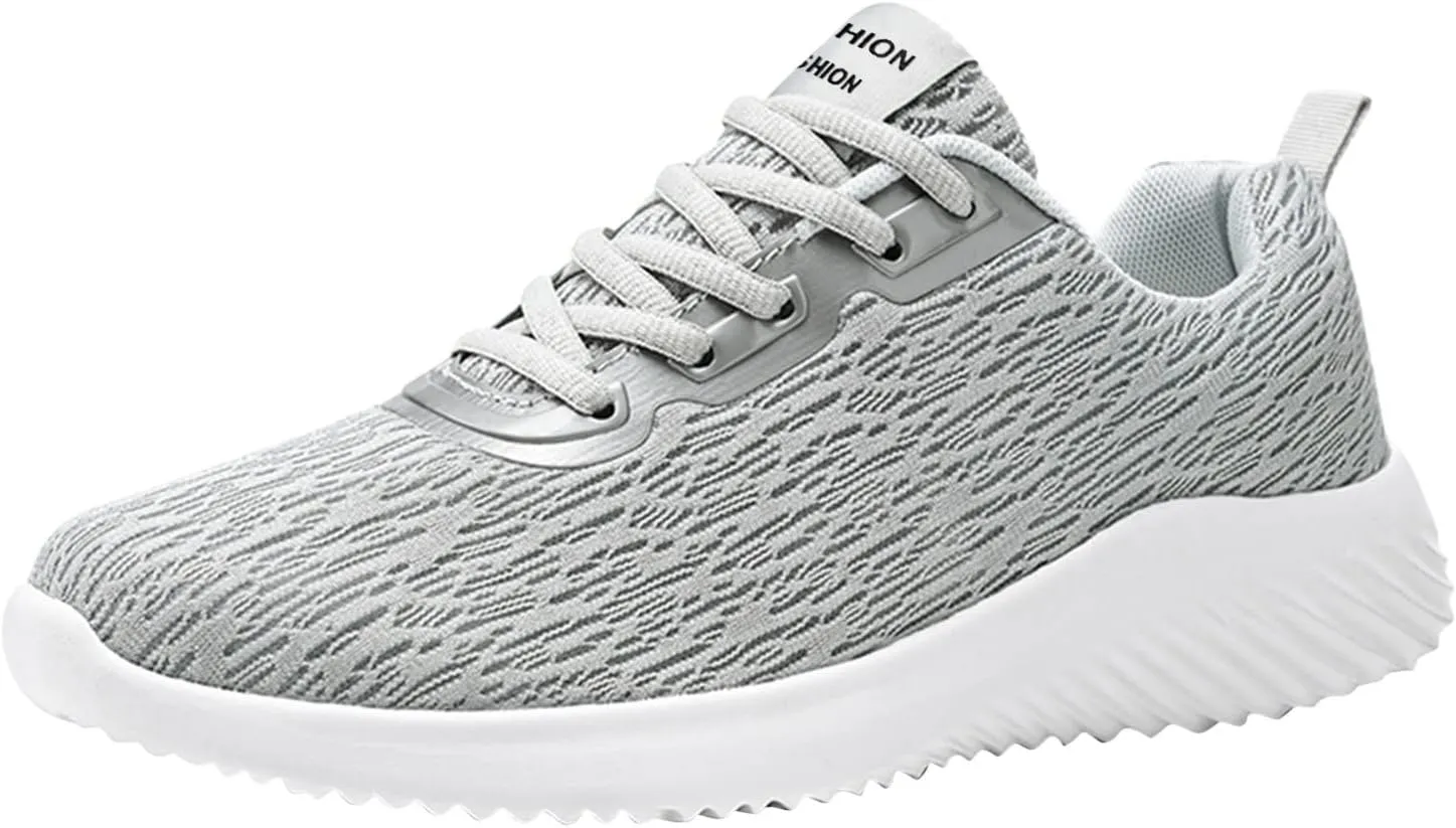 Men's Breathable Mesh Running Shoes, Comfortable Laced Sneakers for Spring/Summer Outdoor Activities, Perfect for Daily Wear and Sports for Men