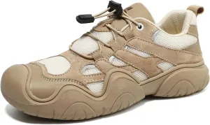 Men's Low Top Waterproof Hiking Shoes Trekking Trails Outdoor Non Slip Comfortable Sneakers