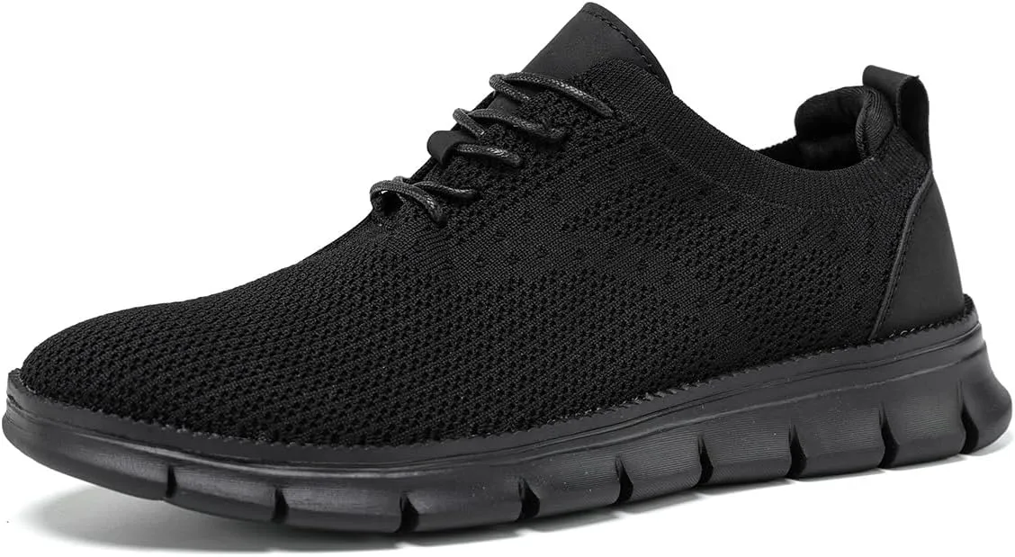 Mens Oxfords Lace-Up Lightweight Casual Walking Shoes Dress Shoes Fashion Sneakers Walking Shoes