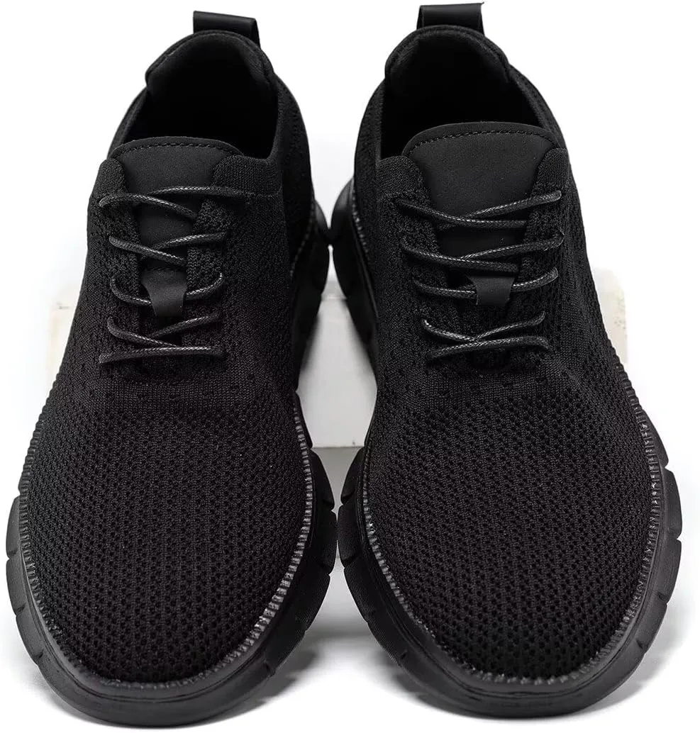 Mens Oxfords Lace-Up Lightweight Casual Walking Shoes Dress Shoes Fashion Sneakers Walking Shoes