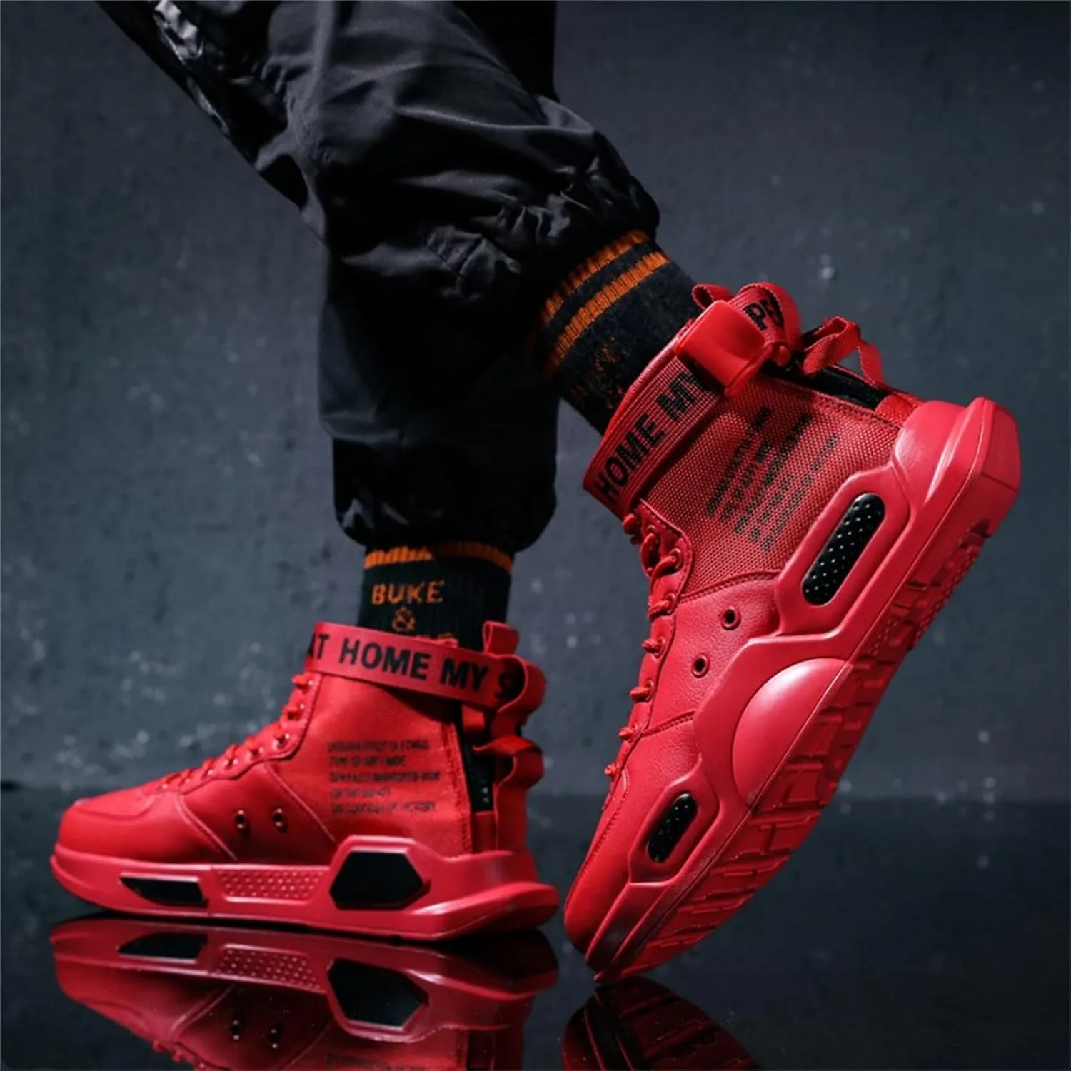 Men's Women's Walking Shoes Fashion High Top Sneakers Athletic Shoes Men's