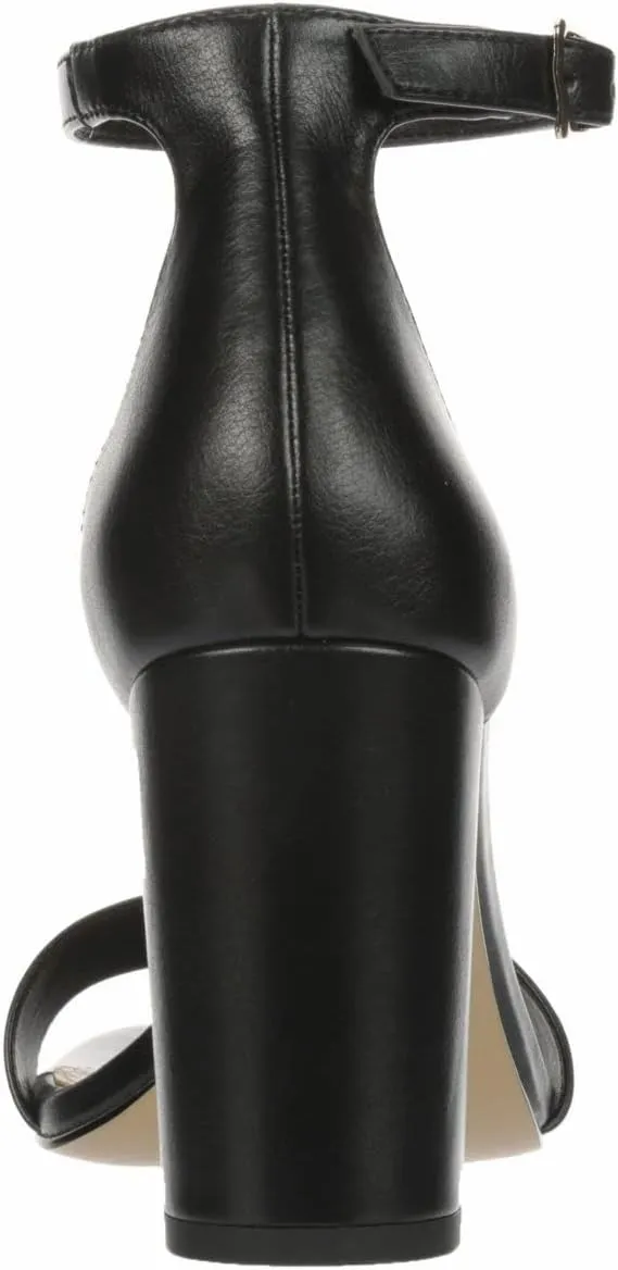 Michael By Michael Shannon Stella - Women's Open Square Toe Block High Heel Ankle Strap Sandals