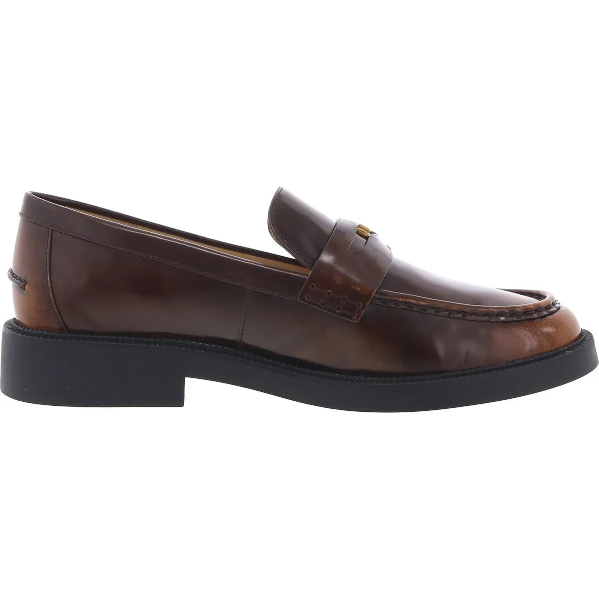 MICHAEL Michael Kors Womens EDEN LOAFER Distressed Leather Loafers