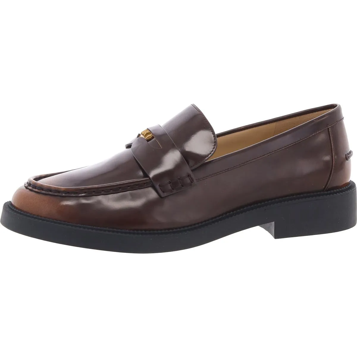 MICHAEL Michael Kors Womens EDEN LOAFER Distressed Leather Loafers