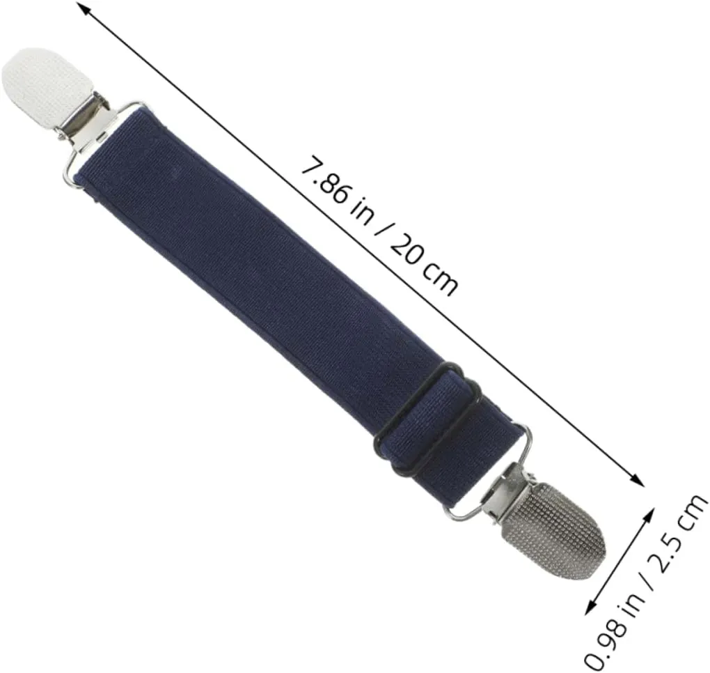 Mipcase Trouser Leg Clip Fixed Clip Elastic Belts Windproof Pants Shoes Clips Fixing Clips Fasteners Adjustable