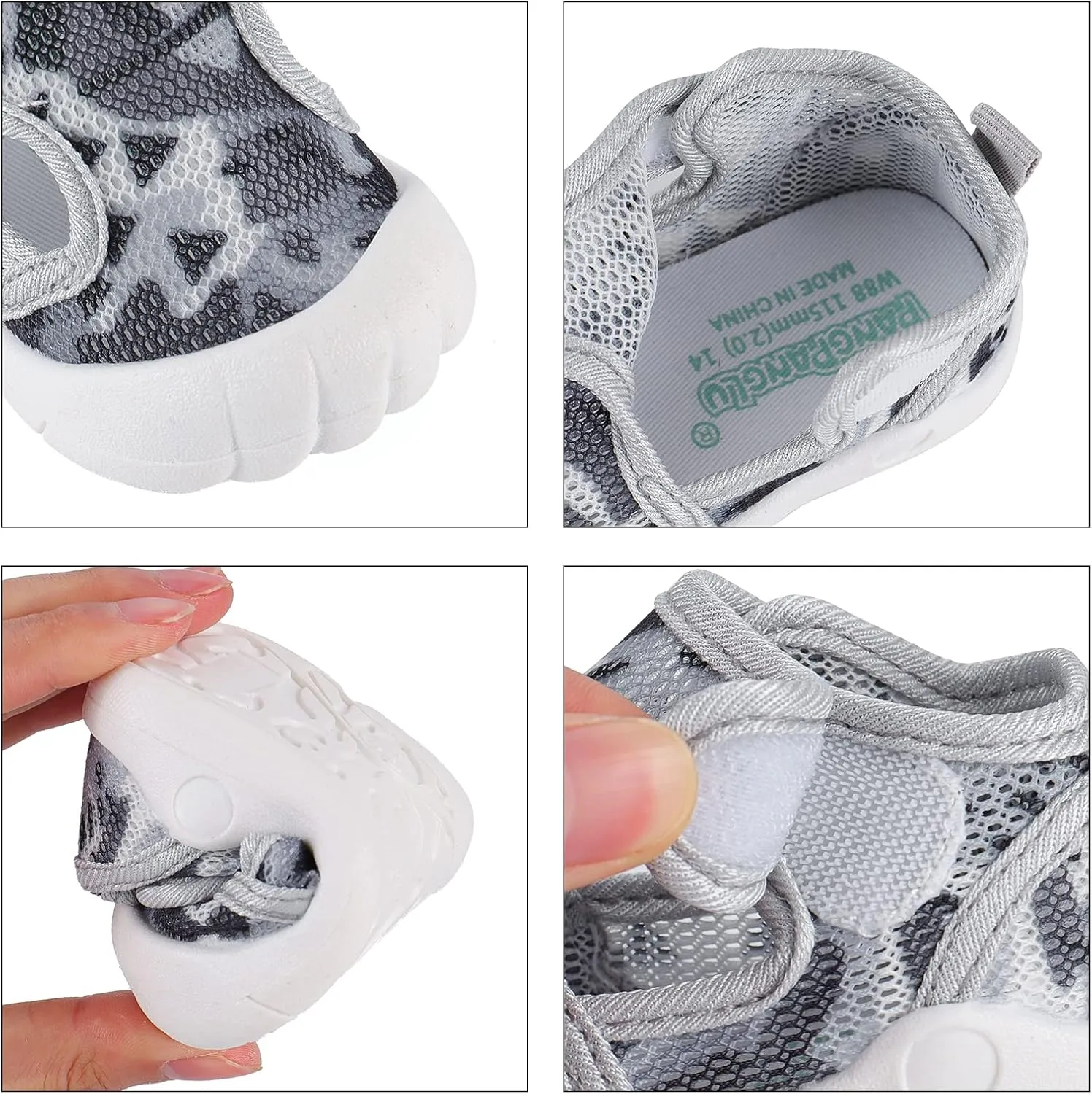 MK MATT KEELY Toddler Sandals Summer Kids Water Sandals Closed Toe Adjustable Water Shoes Outdoor Lightweight Beach Shower Shoes for Boys Girls