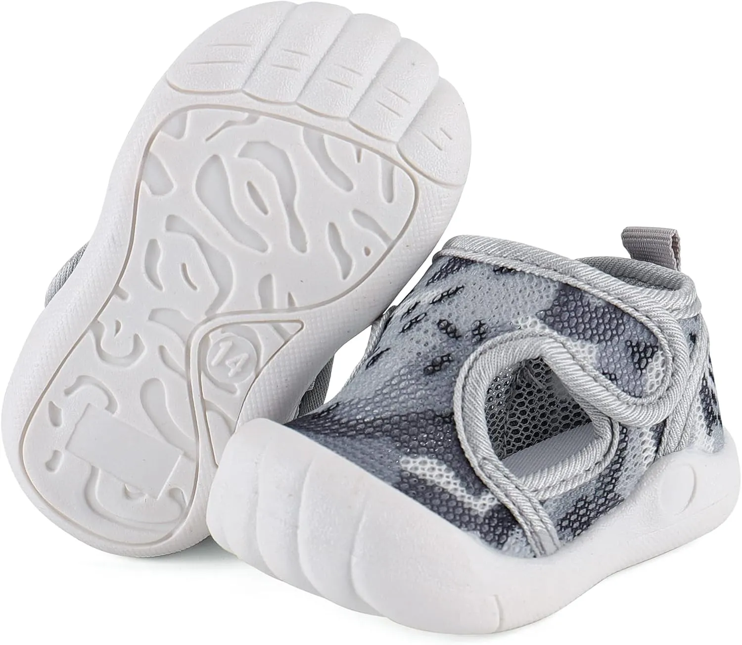 MK MATT KEELY Toddler Sandals Summer Kids Water Sandals Closed Toe Adjustable Water Shoes Outdoor Lightweight Beach Shower Shoes for Boys Girls