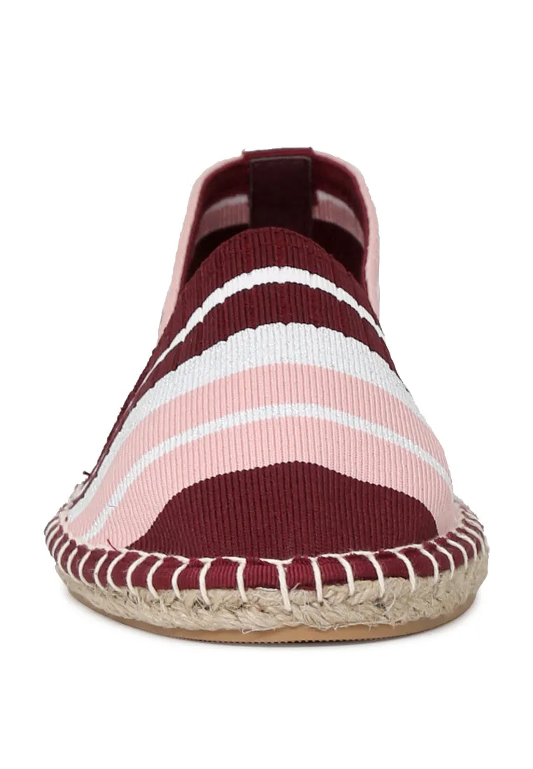 Neon Highlights Slipon Espadrilles