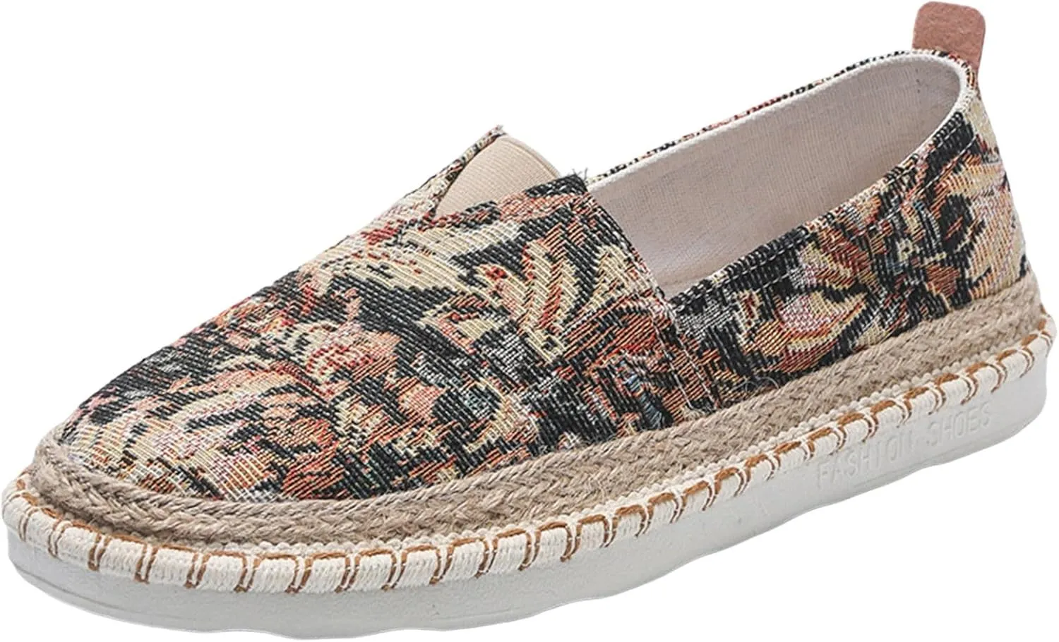 New Men's Shoes One Footed Lazy Man Casual Fisherman Shoes Embroidered Floral Casual Cloth Shoes Mens Wide Shoes Casual