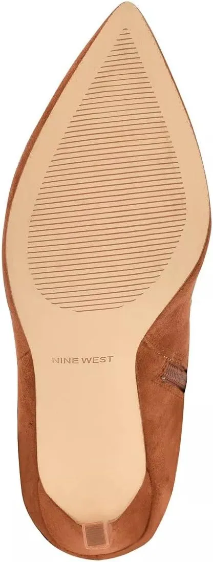 Nine West Women's Pointed Toe Stiletto Heel Fringe Knee High Boot