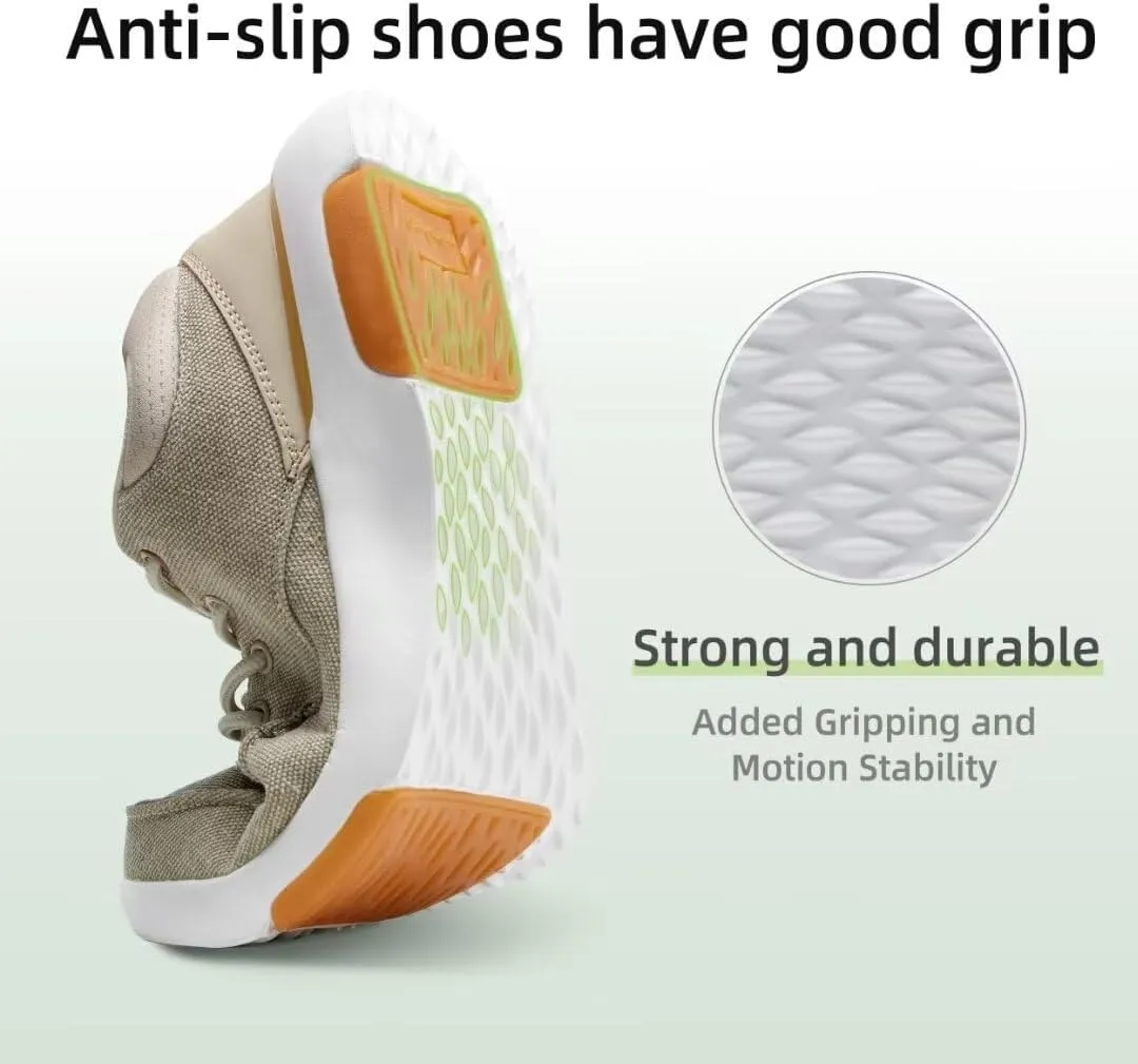 OrthoComfoot Men's Orthopedic Walking Shoes with Arch Support: Comfortable Casual Plantar Fasciitis Shoes for Flat Feet, Adjustable Cushion Orthotic Fashion Sneakers for Foot and Heel Pain