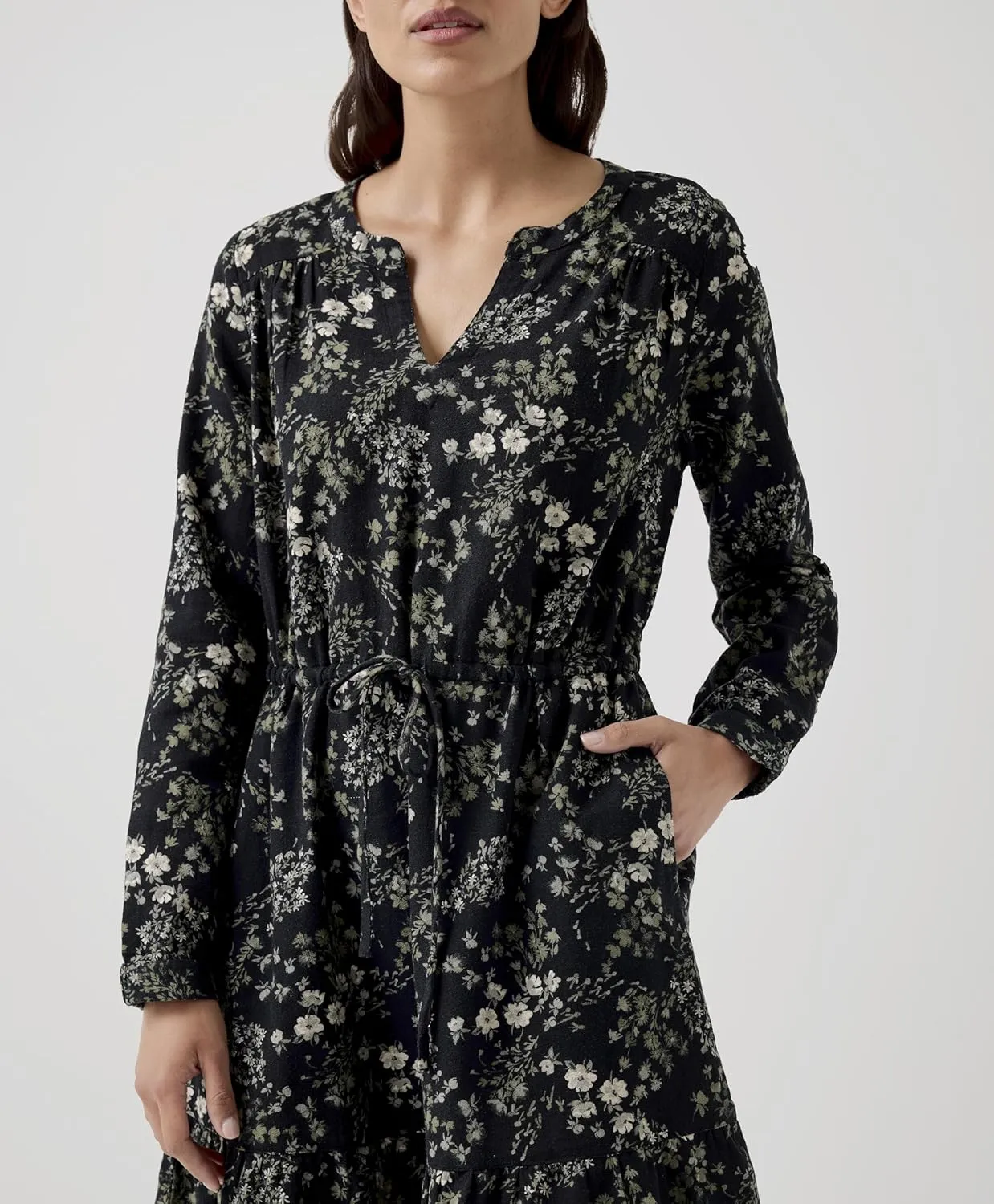 Pact Organic Cotton Women's Lightweight Tiered Dress