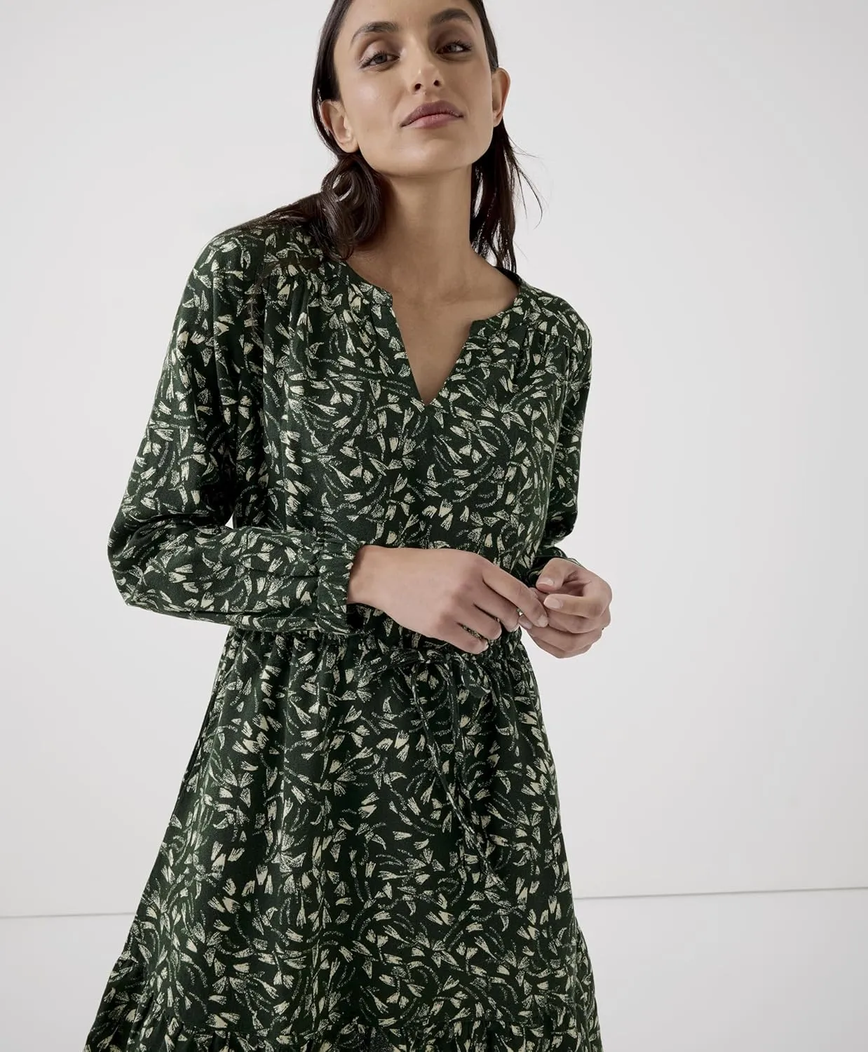 Pact Organic Cotton Women's Lightweight Tiered Dress