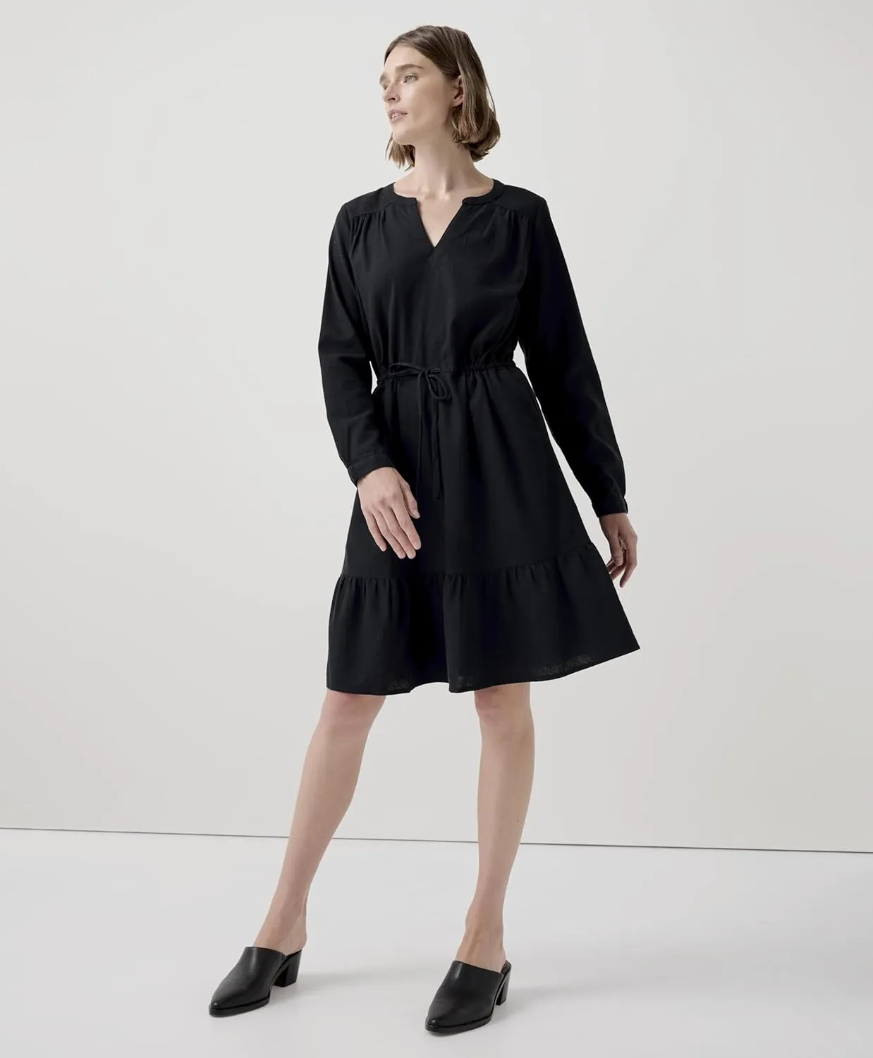 Pact Organic Cotton Women's Lightweight Tiered Dress