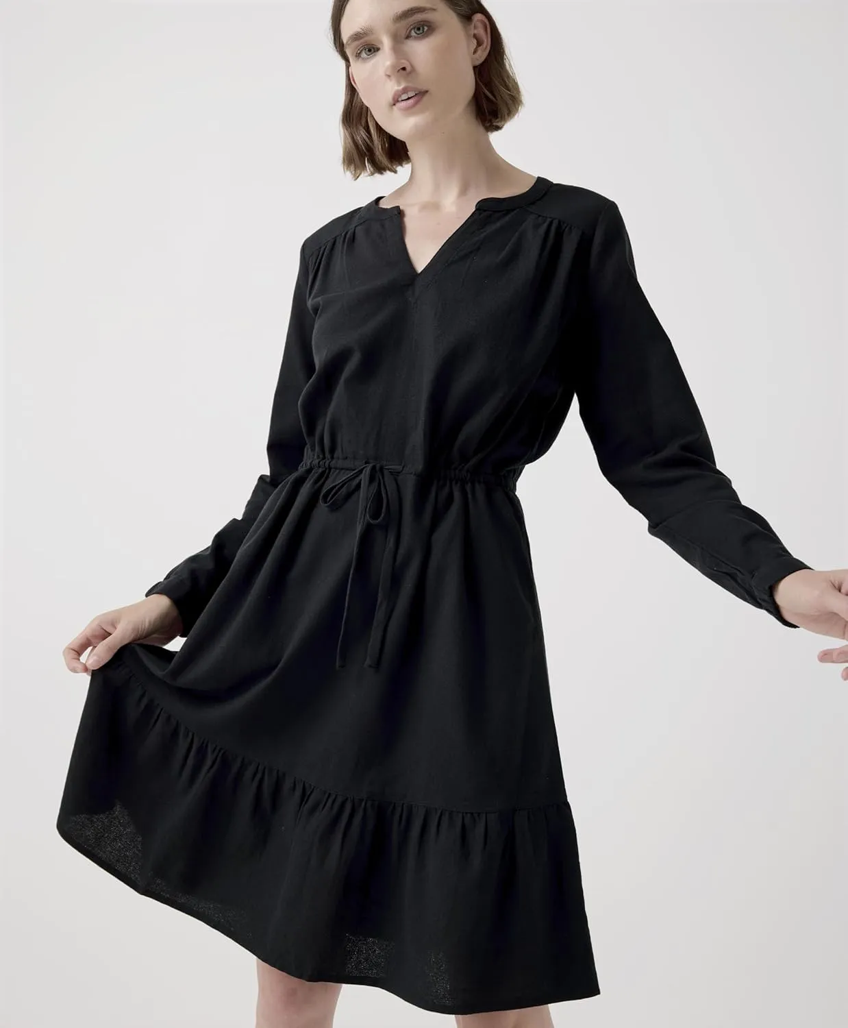Pact Organic Cotton Women's Lightweight Tiered Dress