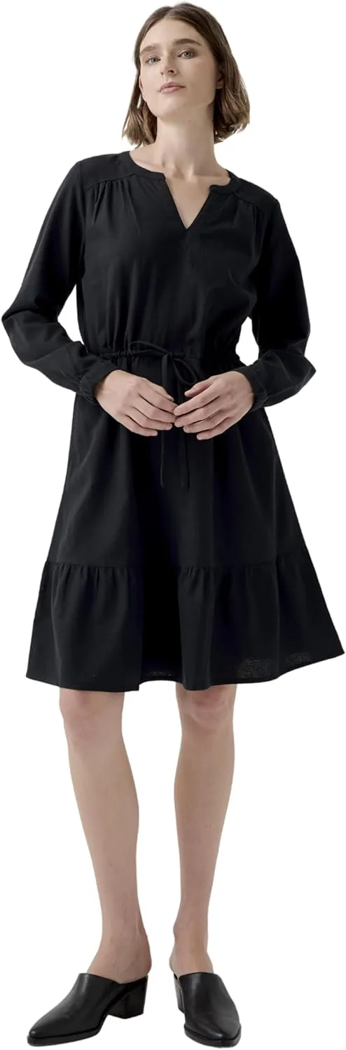 Pact Organic Cotton Women's Lightweight Tiered Dress