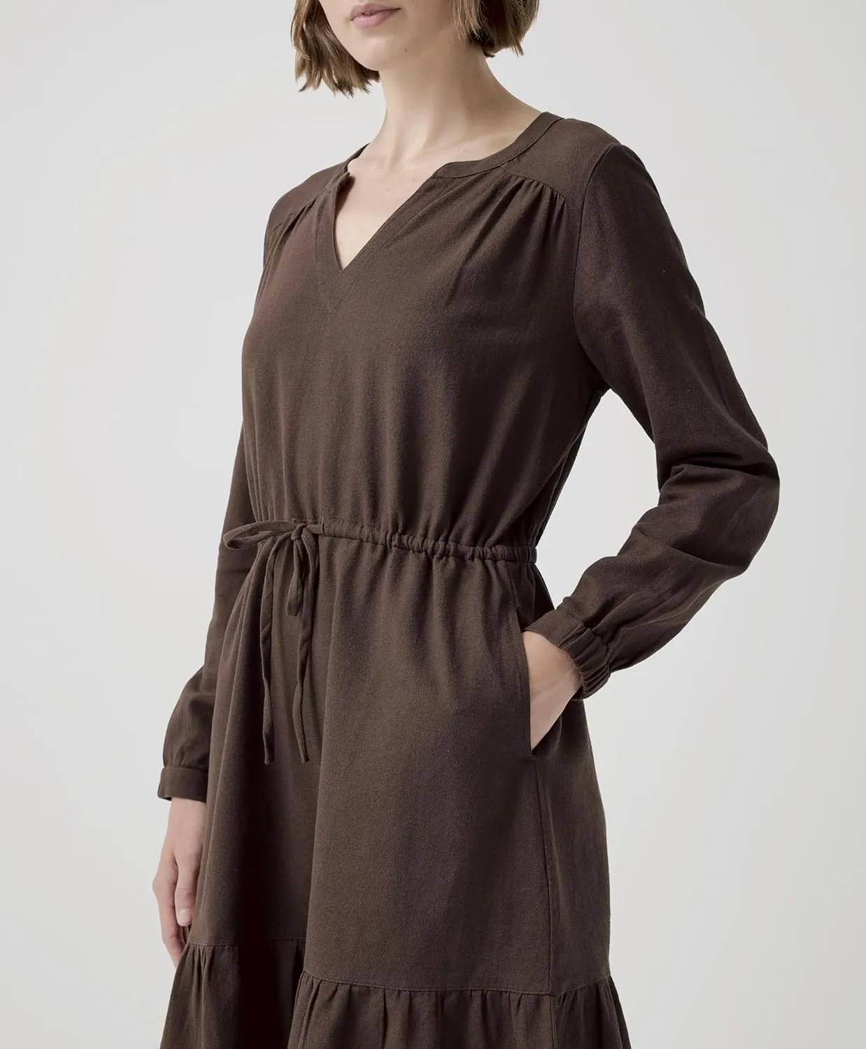 Pact Organic Cotton Women's Lightweight Tiered Dress