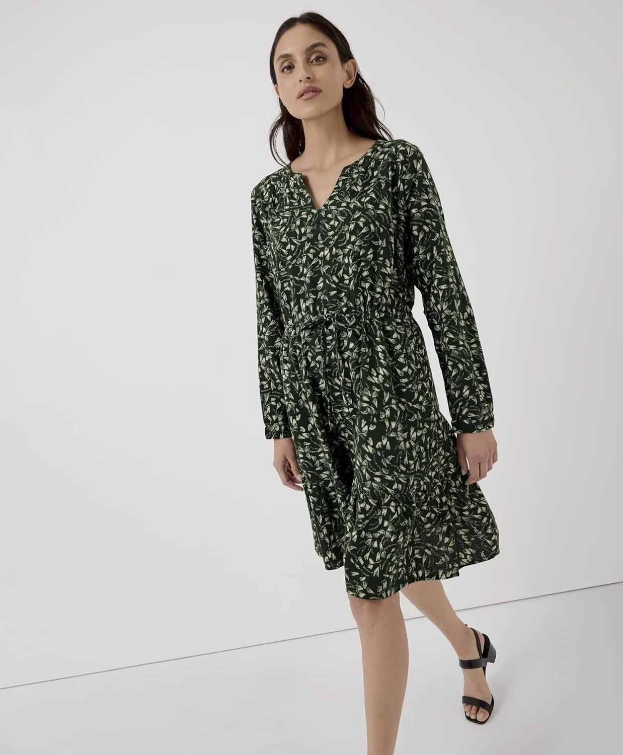 Pact Organic Cotton Women's Lightweight Tiered Dress