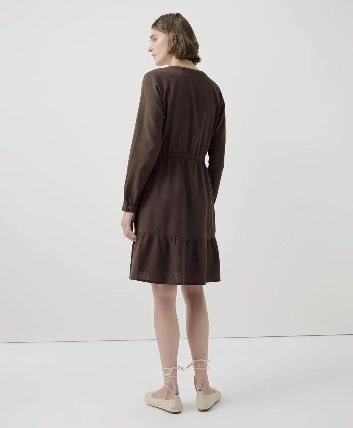 Pact Organic Cotton Women's Lightweight Tiered Dress