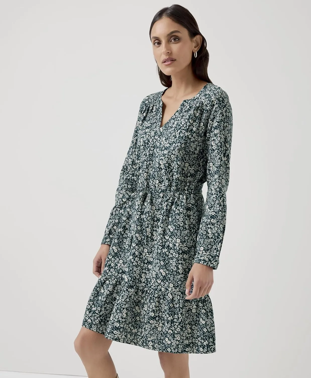 Pact Organic Cotton Women's Lightweight Tiered Dress