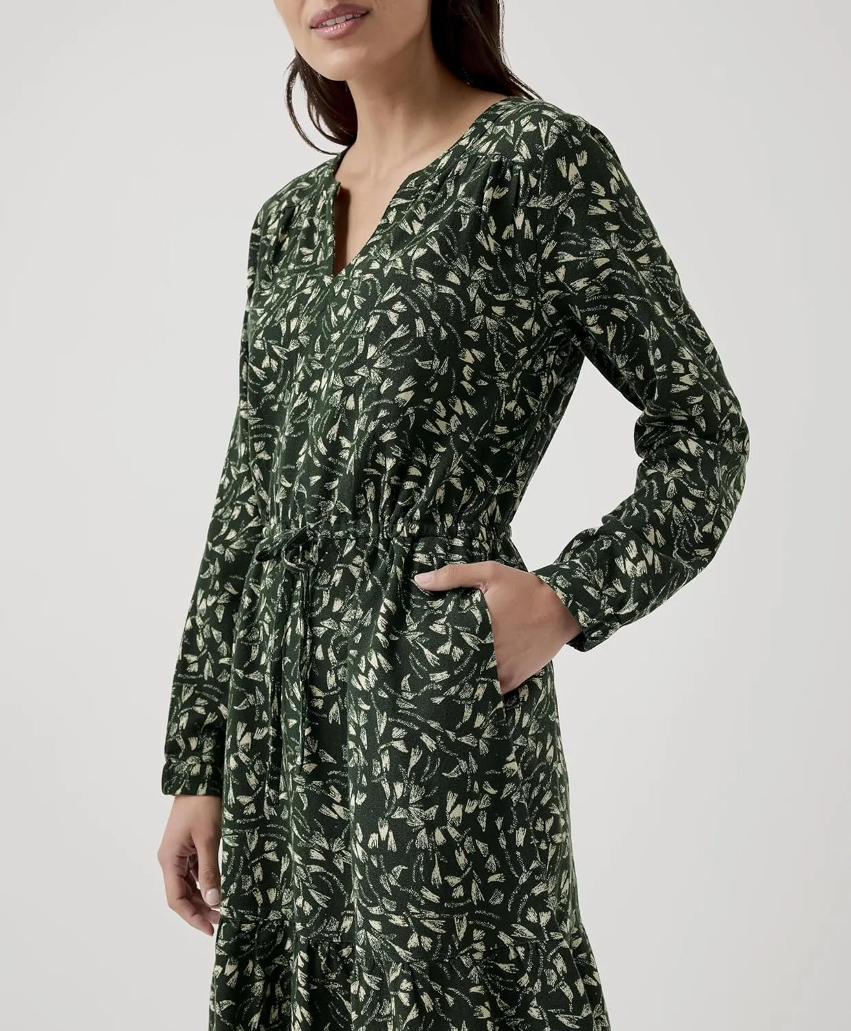 Pact Organic Cotton Women's Lightweight Tiered Dress