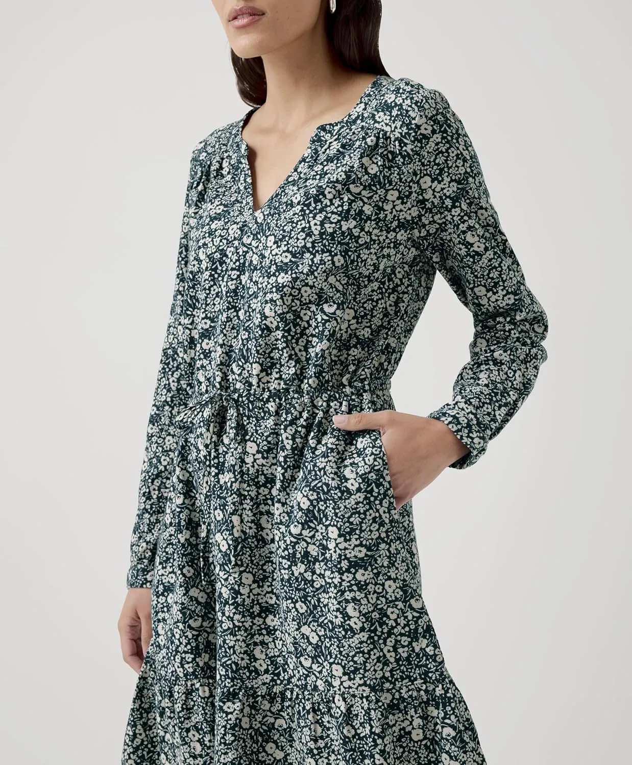 Pact Organic Cotton Women's Lightweight Tiered Dress