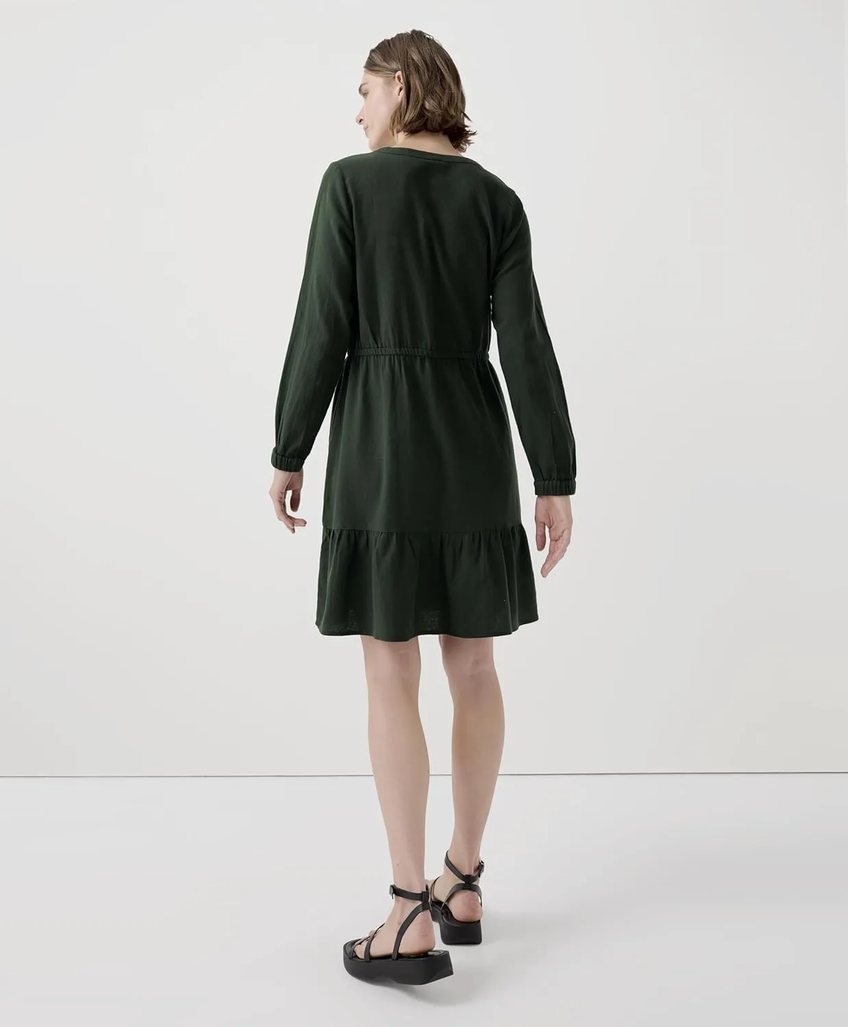 Pact Organic Cotton Women's Lightweight Tiered Dress