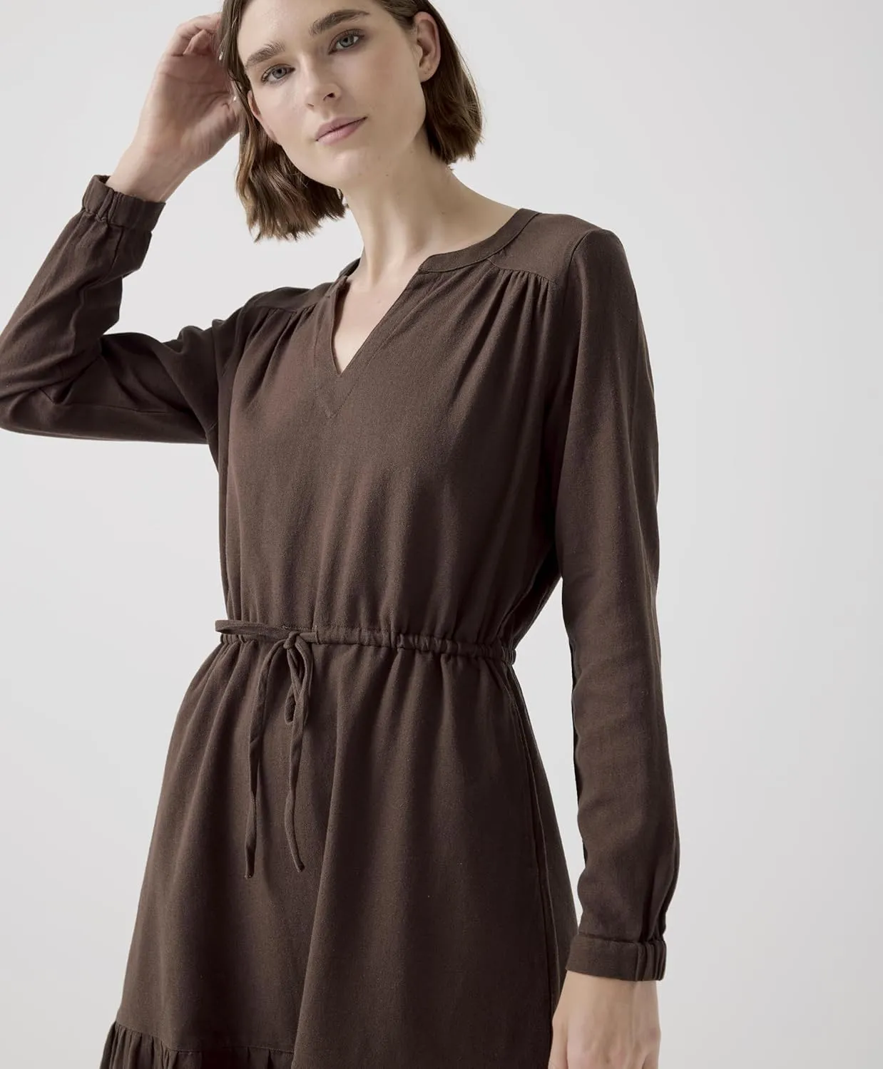 Pact Organic Cotton Women's Lightweight Tiered Dress