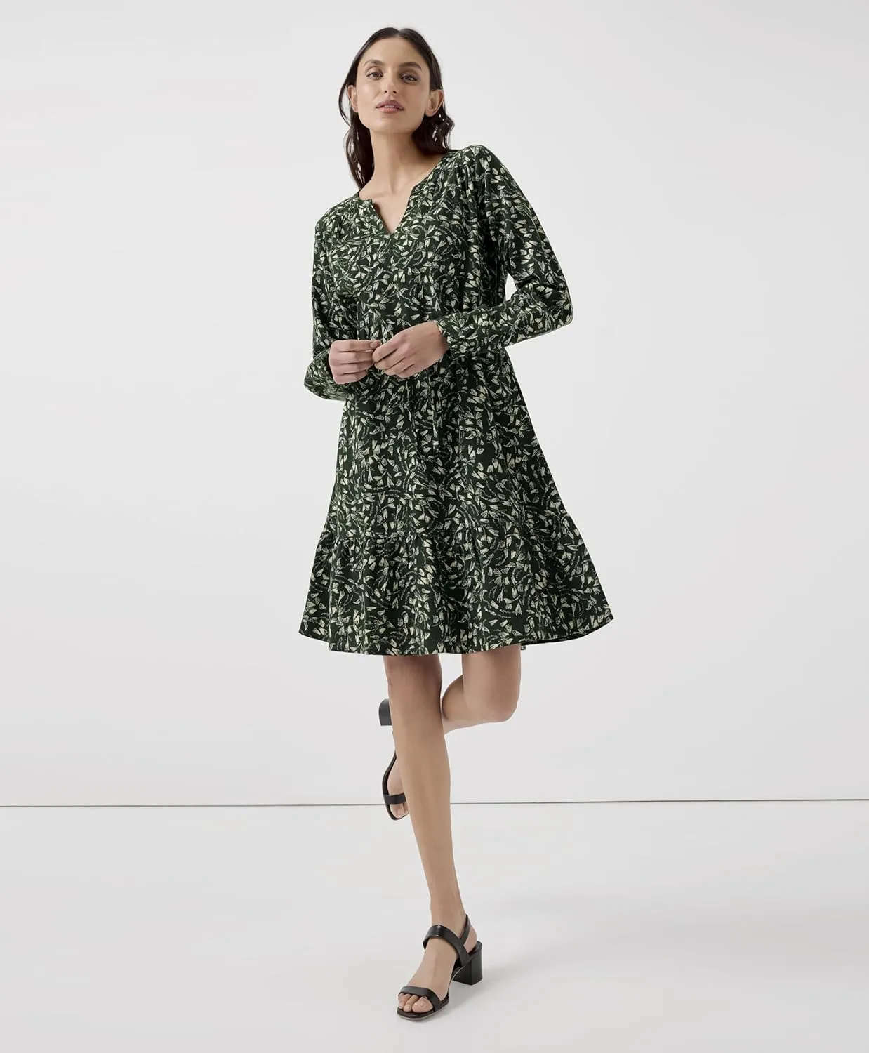 Pact Organic Cotton Women's Lightweight Tiered Dress