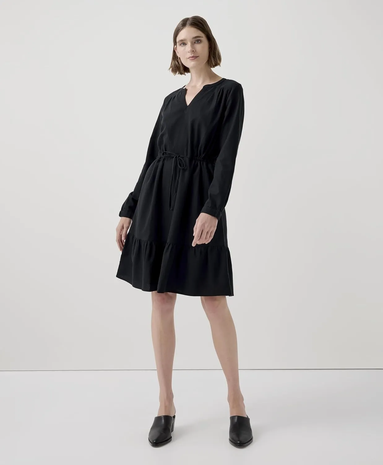 Pact Organic Cotton Women's Lightweight Tiered Dress