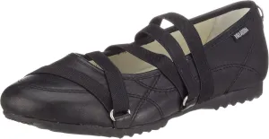Palladium Rubber Kid Nap Girls' Ballet Flats, black, 6 Women