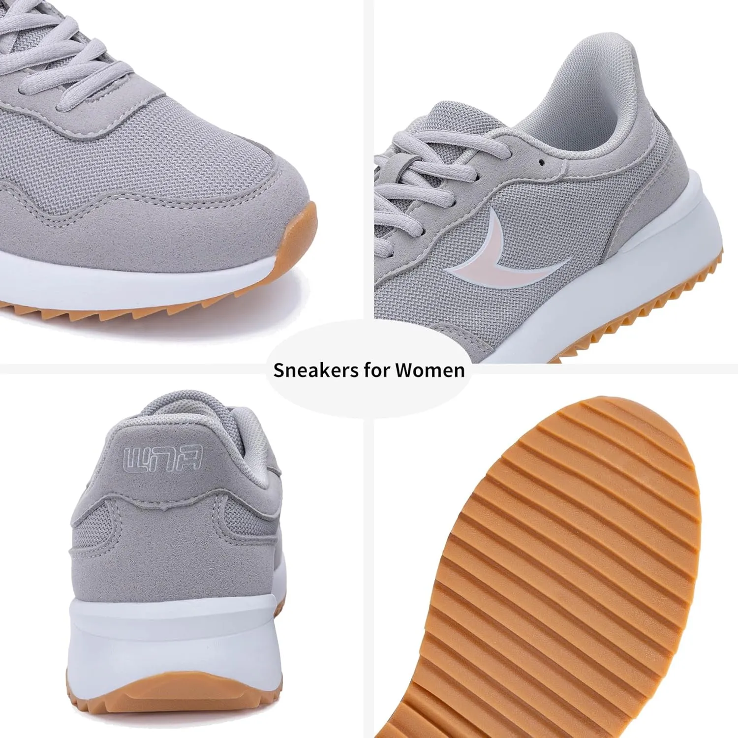 PERSOUL Women's Fashion Sneakers Comfortable Womens Walking Shoes Lightweight Style Tennis Shoes for Casual Daily Workout Shoes US Size 6-11